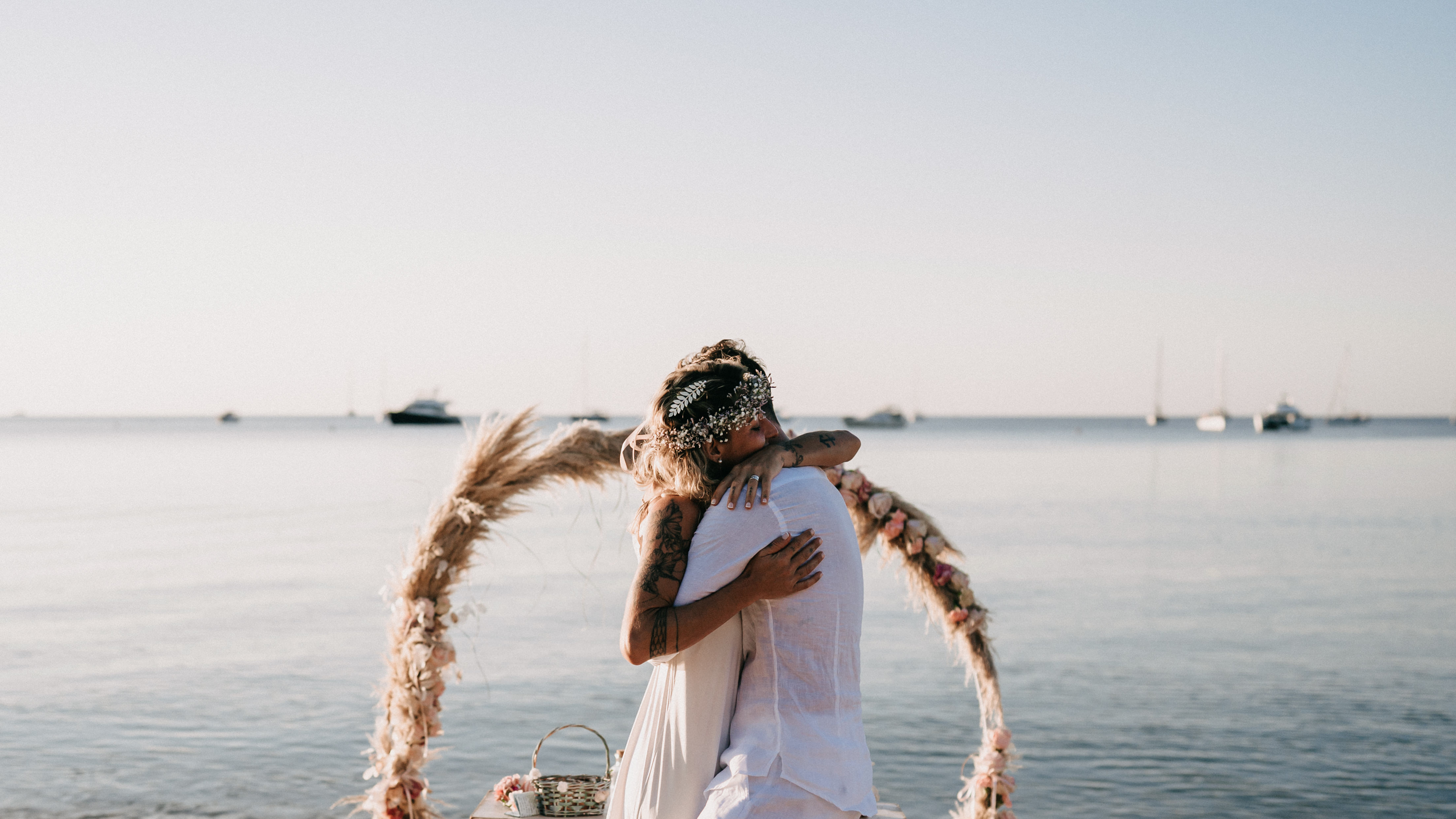 Delicate and Initmate Wedding at Paglicce Beach