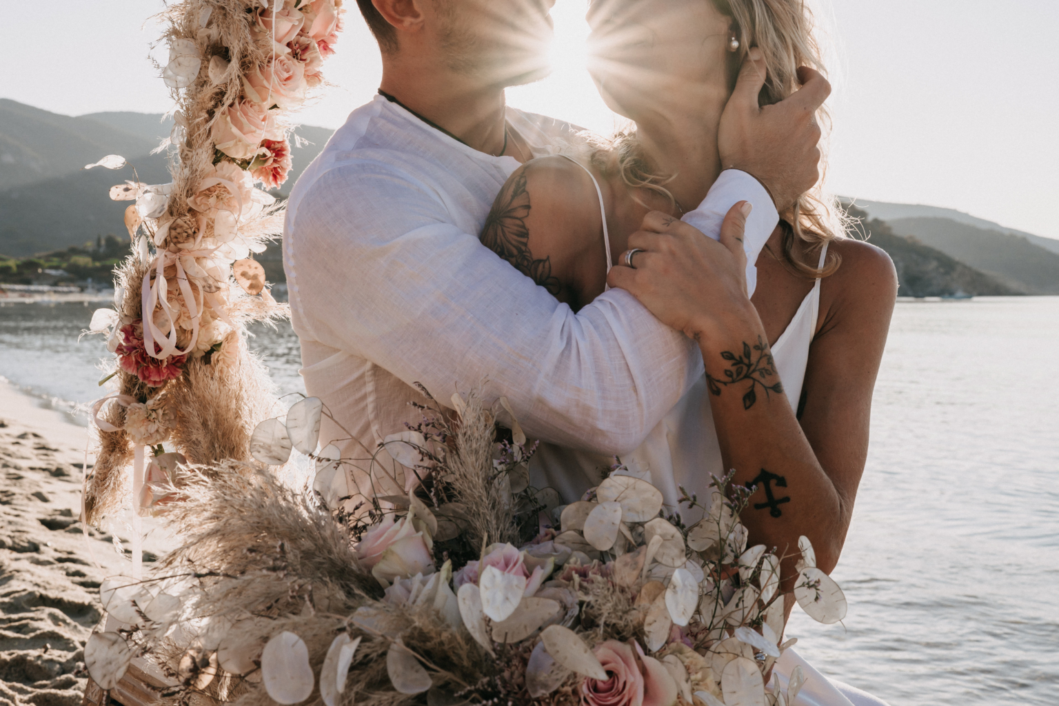 Delicate and Initmate Wedding at Paglicce Beach
