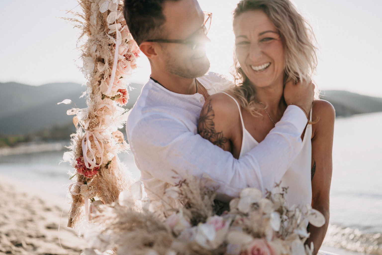 Delicate and Initmate Wedding at Paglicce Beach